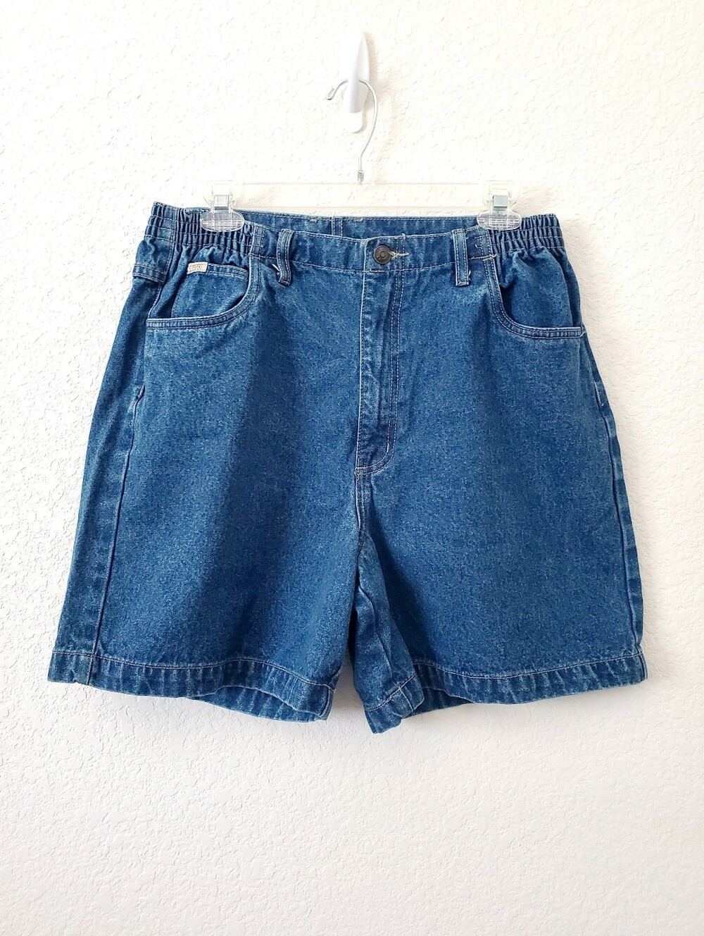 VTG Vintage 90s Blassport Bill Blass 100% Cotton Mom Shorts 12 Medium Wash